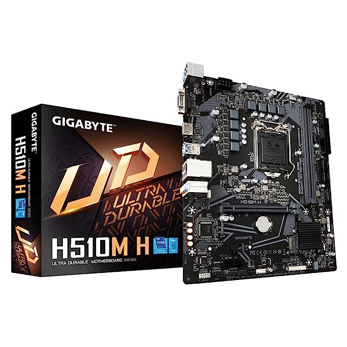 GIGABYTE H510M H Ultra Durable MicroATX Motherboard LGA 1200 DDR4 DIMM