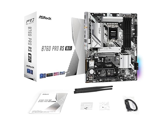 ASRock B760 Pro RS WiFi LGA 1700 Intel B760 ATX Motherboard