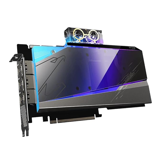 GIGABYTE Nvidia AORUS GeForce RTX gddr6x 3090 Xtreme WATERFORCE WB 24GB pci_e_x16 Graphics Card (GV-N3090AORUSX WB-24GD)