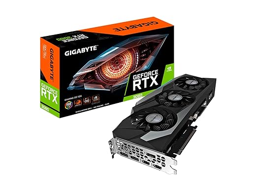 GIGABYTE GeForce RTX 3080 Gaming OC 12G Graphics Card, 3X WINDFORCE Fans, 12GB 384-bit GDDR6X, GV-N3080GAMING OC-12GD Video Card