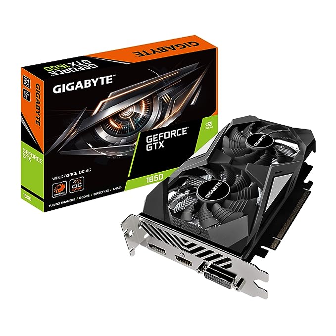 GIGABYTE GV-N1656WF2OC-4GD pci_e_x16 Graphics Card with Integrated 4GB GDDR6 128-bit Memory