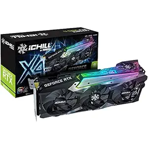 INNO3D pci_e_x16 NVIDIA GEFORCE RTX 3070 Ti ICHILL X4 8GB GDDR6X 256-bit PCI-E 4.0 X16 Gaming Graphics Card - C307T4-086XX-1820VA35