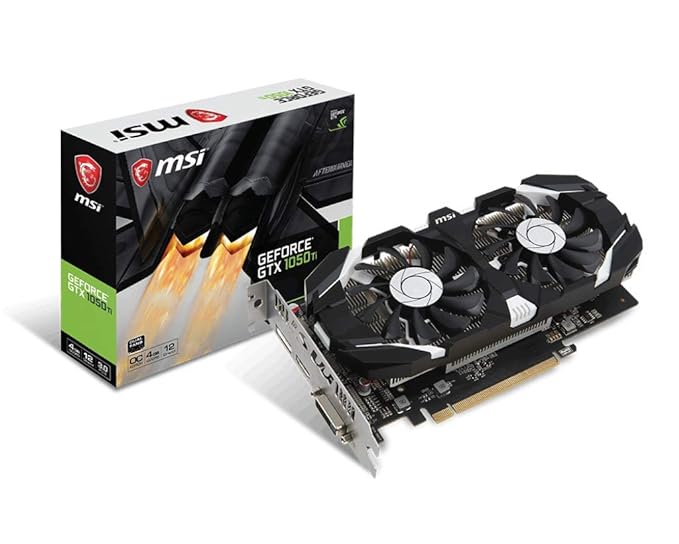 MSI GeForce GTX 1050 Ti 4GT OCV1 4 GB GDDR5 Graphics Card, pci_e