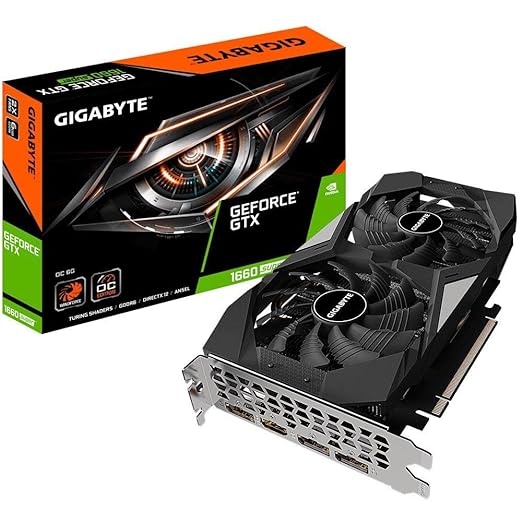 GIGABYTE gddr6 pci_e_x16 Nvidia GeForce GTX 1660 Super OC 6GB Graphics Card (GV-N166SOC-6GD)