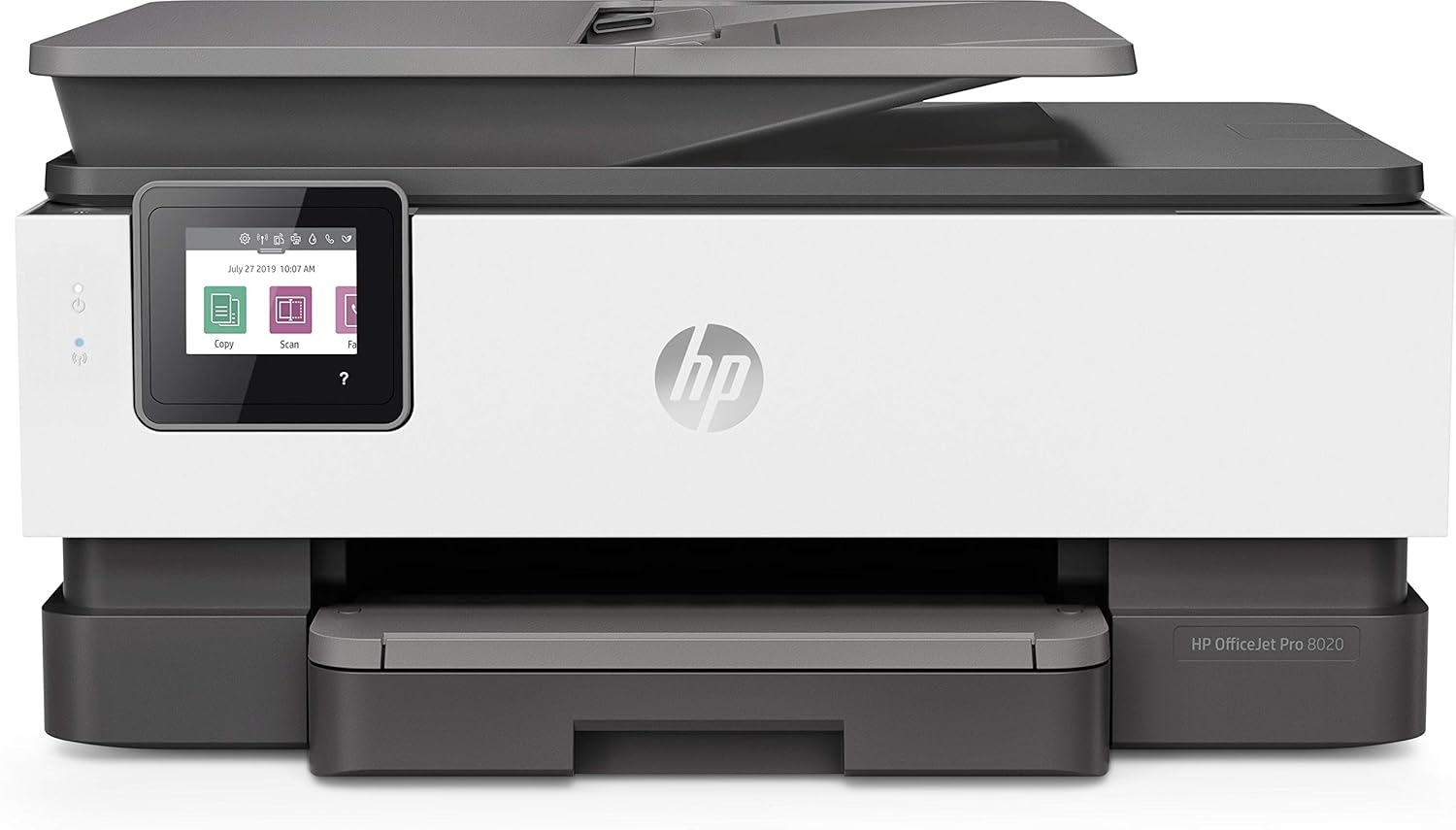 HP OfficeJet Pro 8020 All-in-One Wireless Printer with Smart Tasks, Grey - Ideal for Home Office Productivity