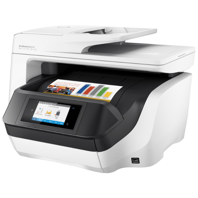 HP OfficeJet Pro 8720 All-in-One Printer (Print, Scan, Copy, Fax, Network, Wireless, Duplex, NFC)